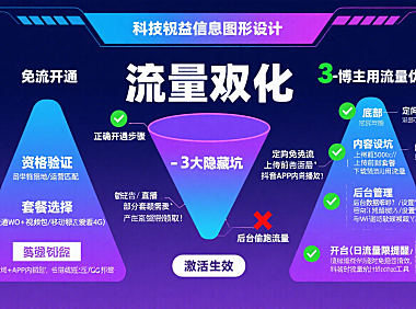 抖音免流量怎么弄？开通 + 避坑 + 博主高效用流指南