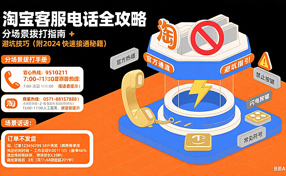 淘宝客服电话怎么打?分场景 + 避坑全攻略(附快速接通技巧)