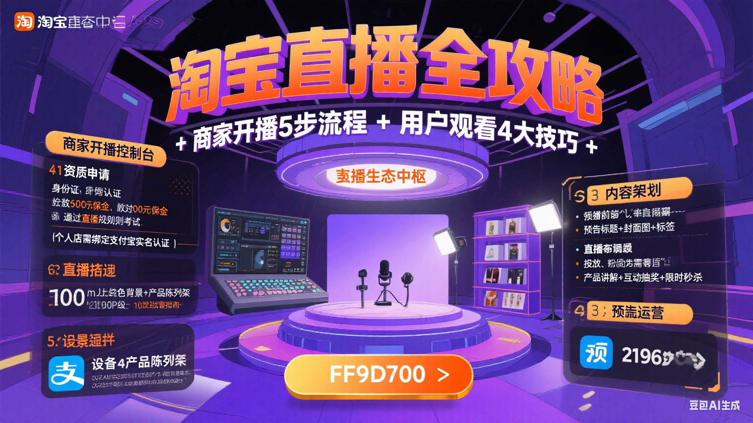 淘宝直播官网怎么用?商家开播 + 用户观看全攻略
