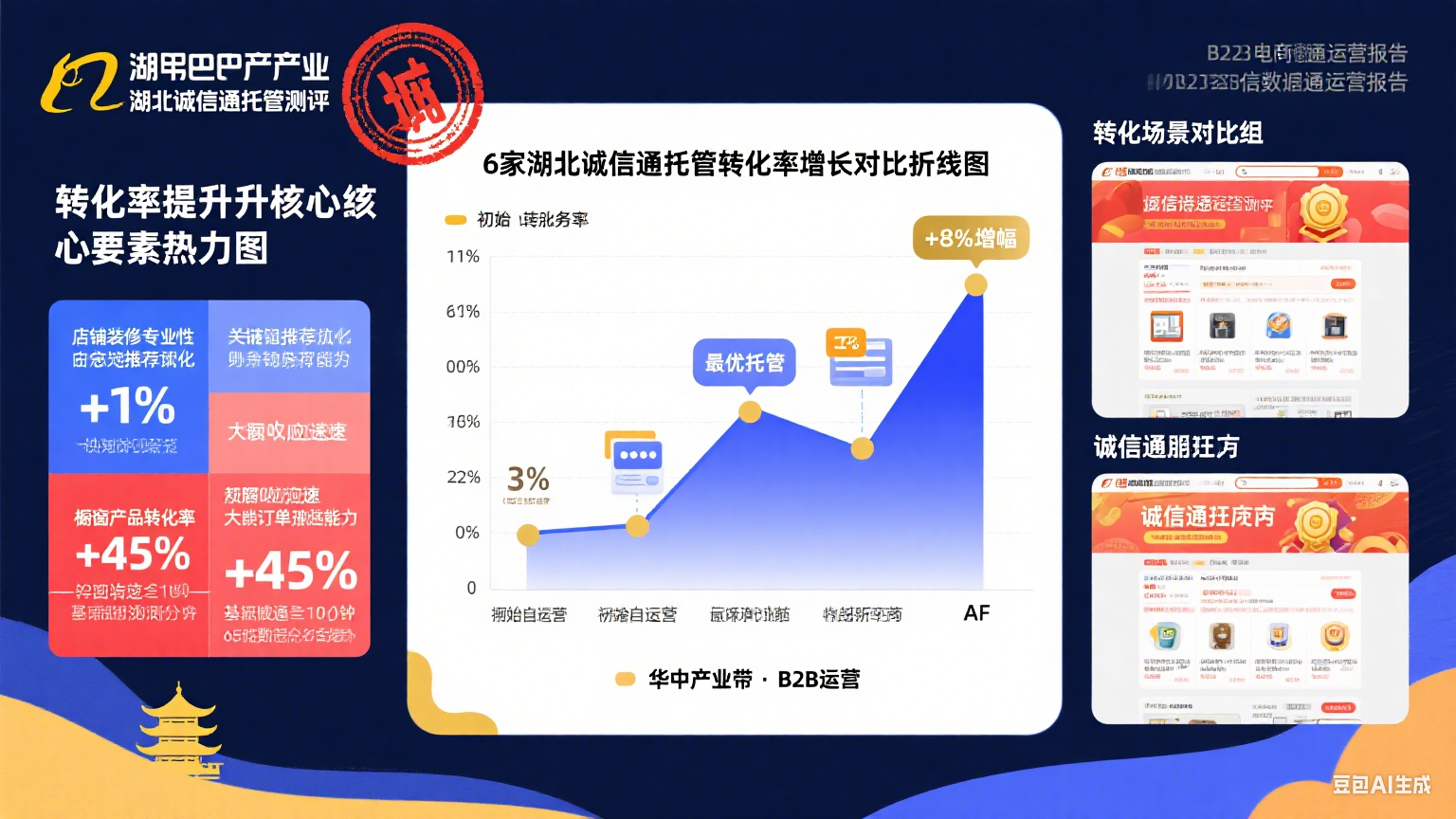 试了 6 家湖北诚信通托管,转化率从 3% 到 11%:指南