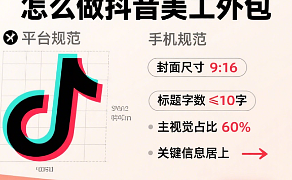 怎么做抖音美工外包？4 大核心能力 + 5 步接单流程 + 避坑指南