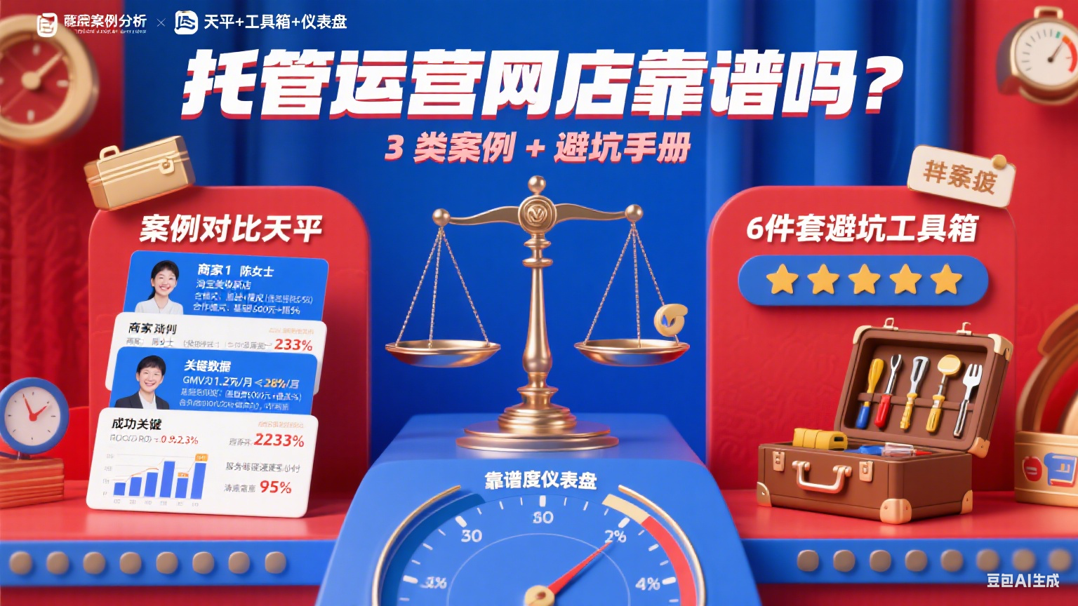 托管运营网店靠谱吗?3 类案例 + 避坑手册
