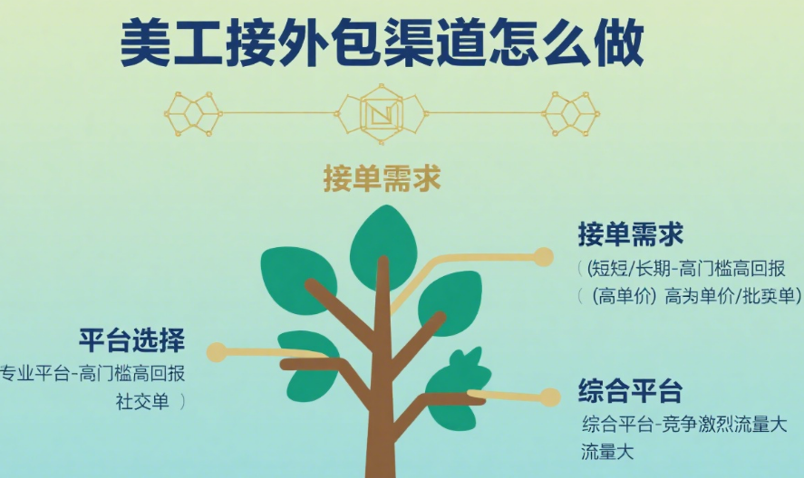 美工接外包渠道怎么做?6 类高效渠道对比 + 3 步获客技巧 + 避坑指南