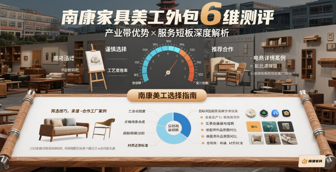 南康家具美工外包怎么样?3类团队实测+4步合作指南,本地卖家必看
