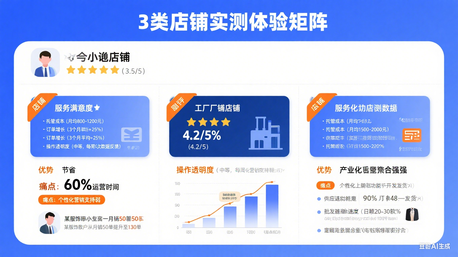 冀县淘宝网店托管怎么样?3 类店铺实测体验