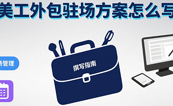 美工外包驻场方案怎么写?6 大核心模块 + 3 类场景模板,甲方一看就通过