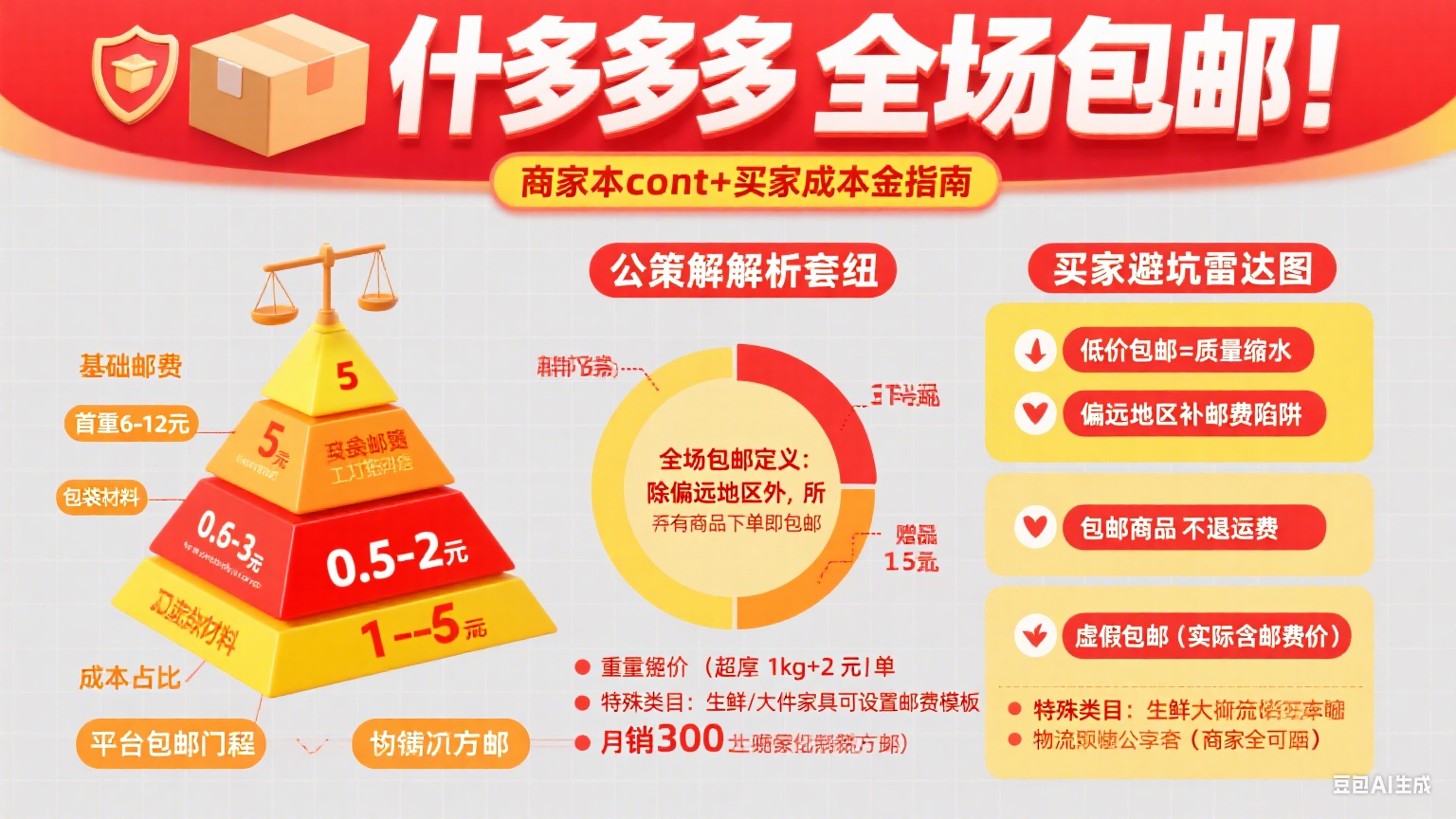 什么是拼多多全场包邮?商家成本 + 买家避坑指南