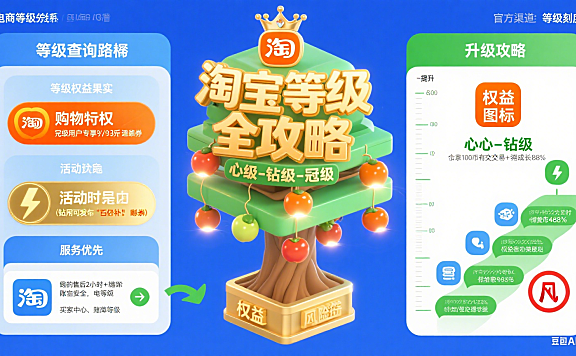 淘宝等级有什么用?查询 + 提升 + 权益全指南