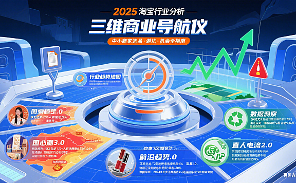 2025 淘宝行业分析：中小商家怎么选品、避坑、抓机会？