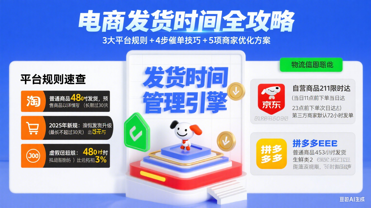 电商发货时间怎么看?平台规则 + 催单技巧 + 商家优化全攻略