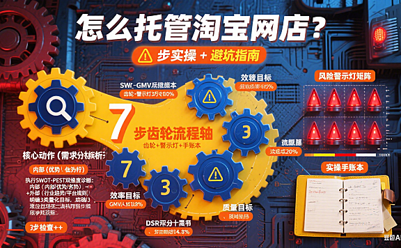 怎么托管淘宝网店?7 步实操 + 避坑指南