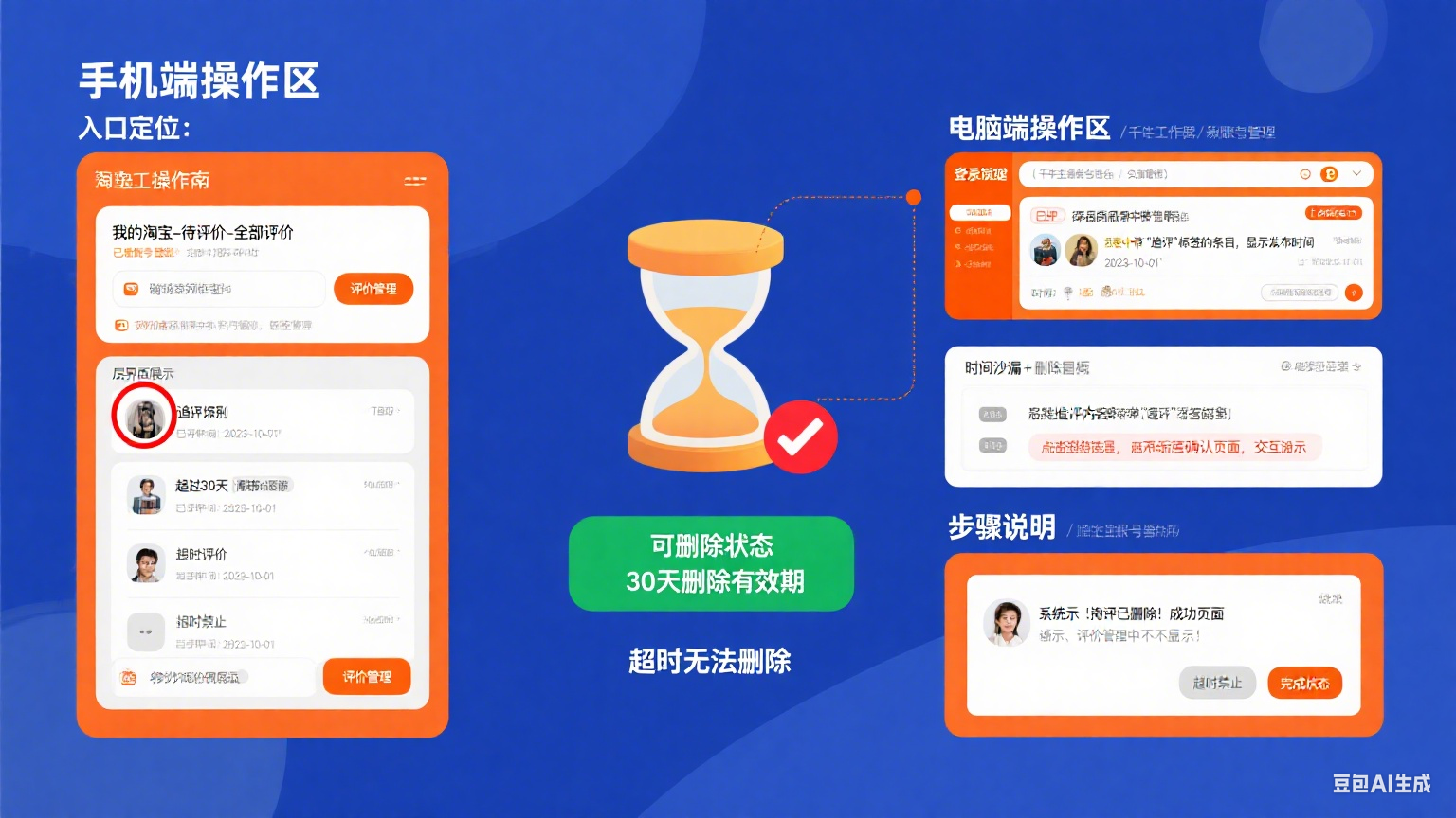 淘宝追评怎么删除?手机 / 电脑端操作 + 避坑指南