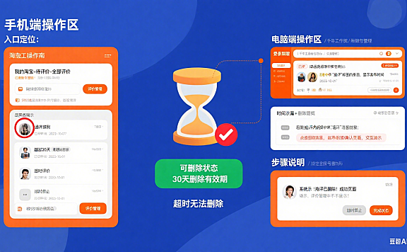 淘宝追评怎么删除？手机 / 电脑端操作 + 避坑指南