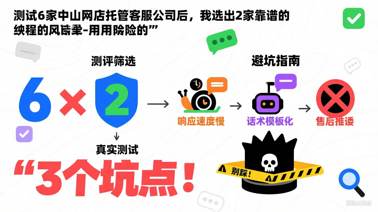 测试 6 家中山网店托管客服公司后,我选出 2 家靠谱的:这 3 个坑别踩