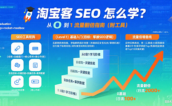 淘宝客 SEO 怎么学？从 0 到 1 流量翻倍指南（附工具）