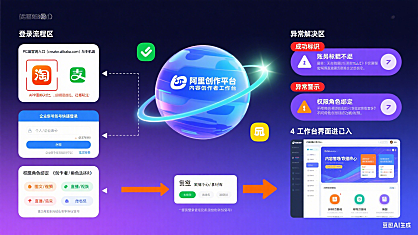 阿里创作平台怎么登录?创作者流程 + 异常解决指南