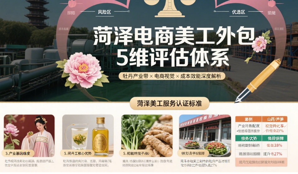 菏泽电商美工外包值得选吗?3类团队实测+4步避坑,本地卖家指南