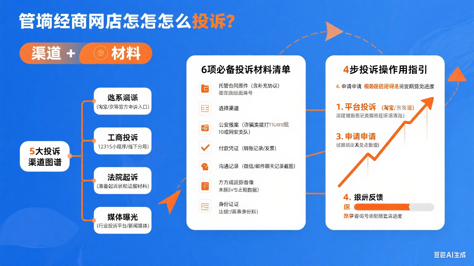 托管经营网店怎么投诉?渠道 + 材料 + 步骤指南