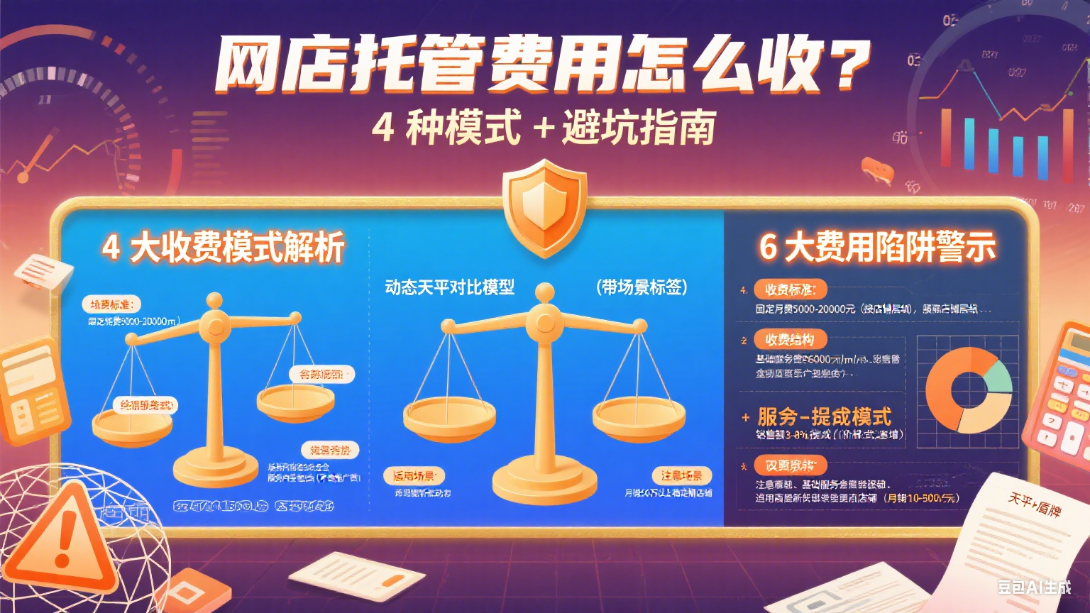 网店托管费用怎么收