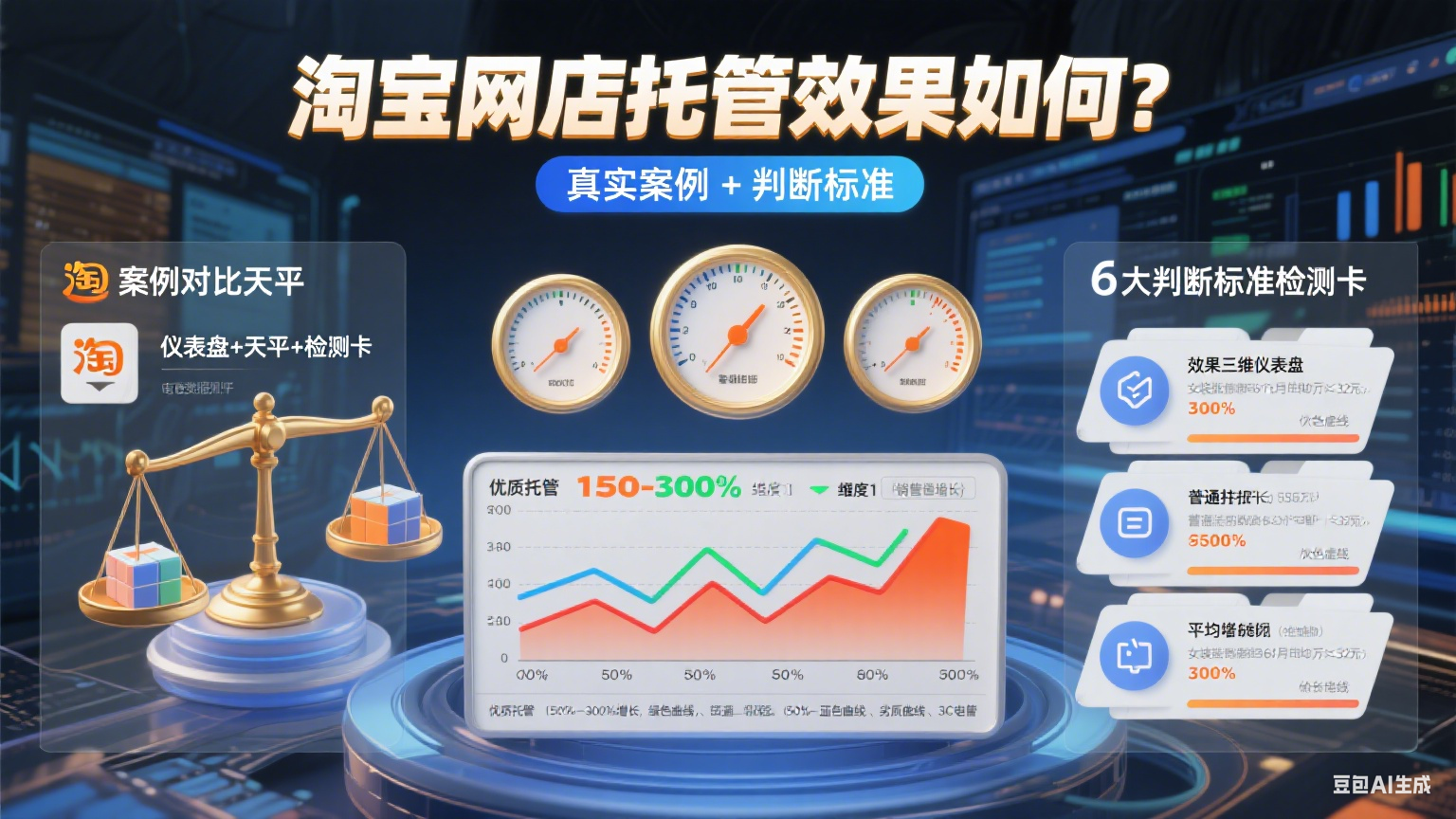 淘宝网店托管效果如何?真实案例 + 判断标准