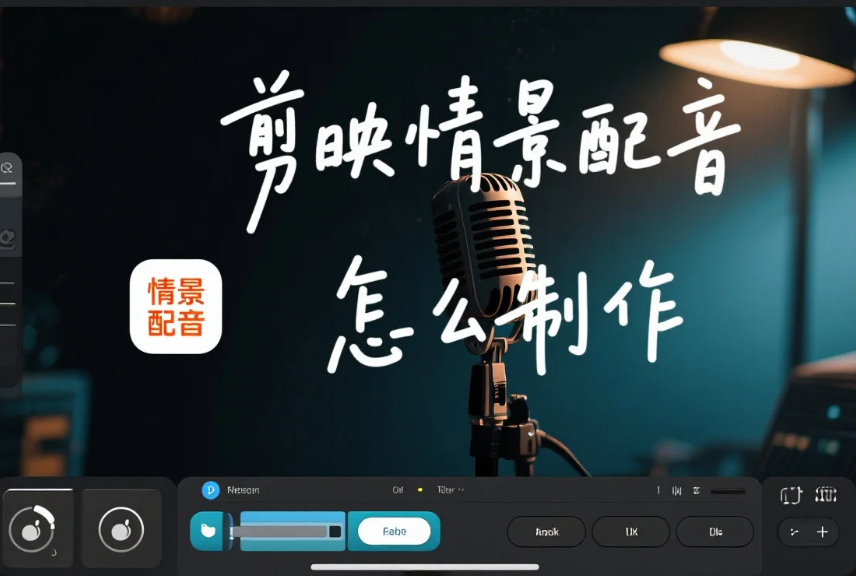 剪映情景配音怎么制作?4步音画同步+3个避坑技巧,新手也能出戏感