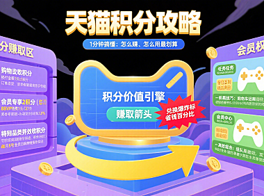 天猫积分别浪费！1 分钟搞懂：怎么赚、怎么用最划算