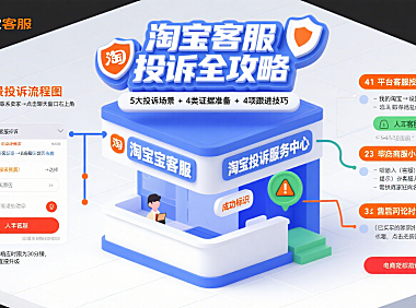 怎么投诉淘宝客服？分场景流程 + 证据准备 + 跟进技巧全攻略