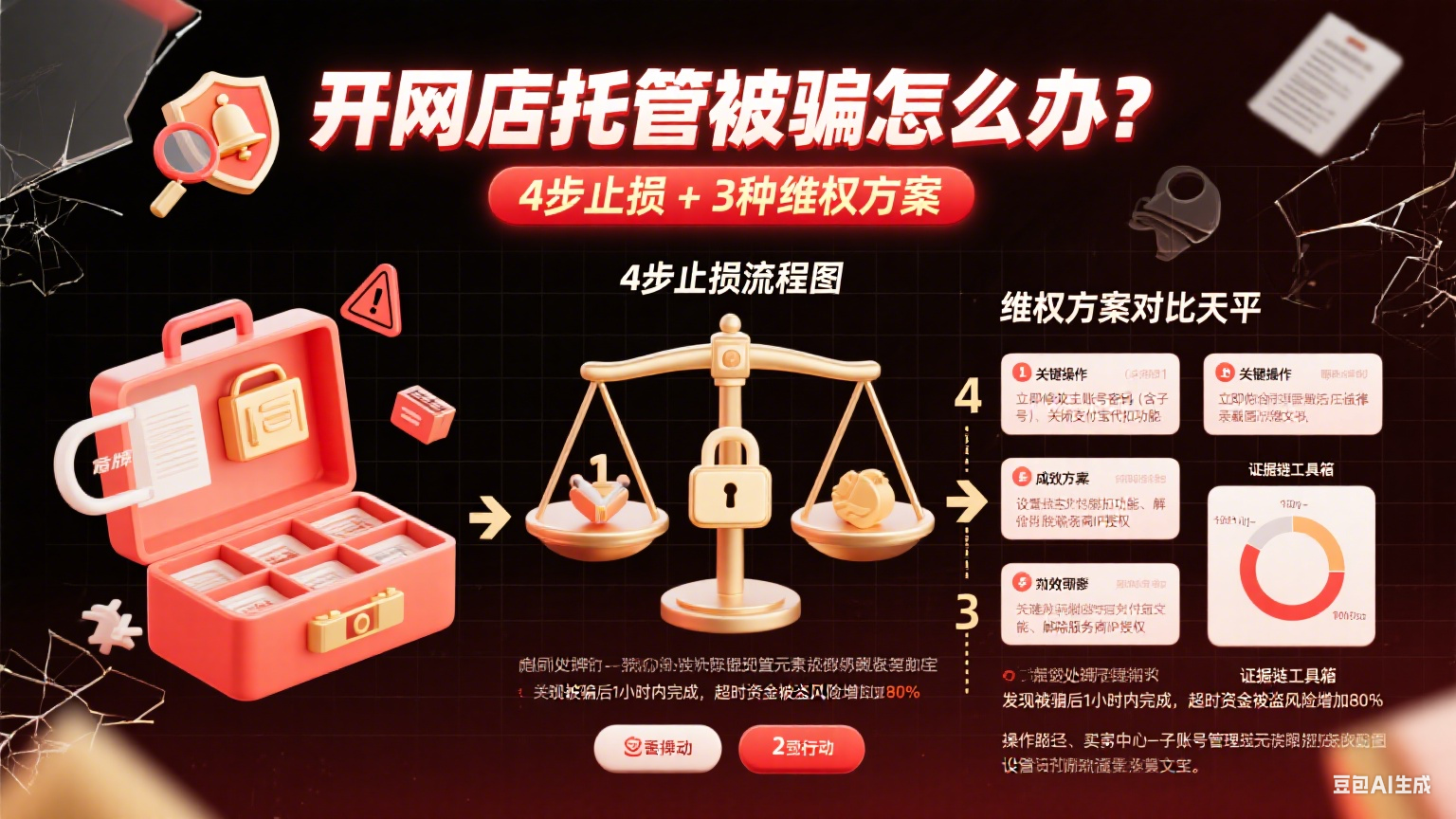 开网店托管被骗怎么办?4 步止损 + 3 种维权方案