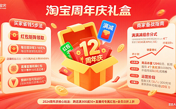 淘宝周年庆怎么玩？买家省钱 + 商家备战全指南