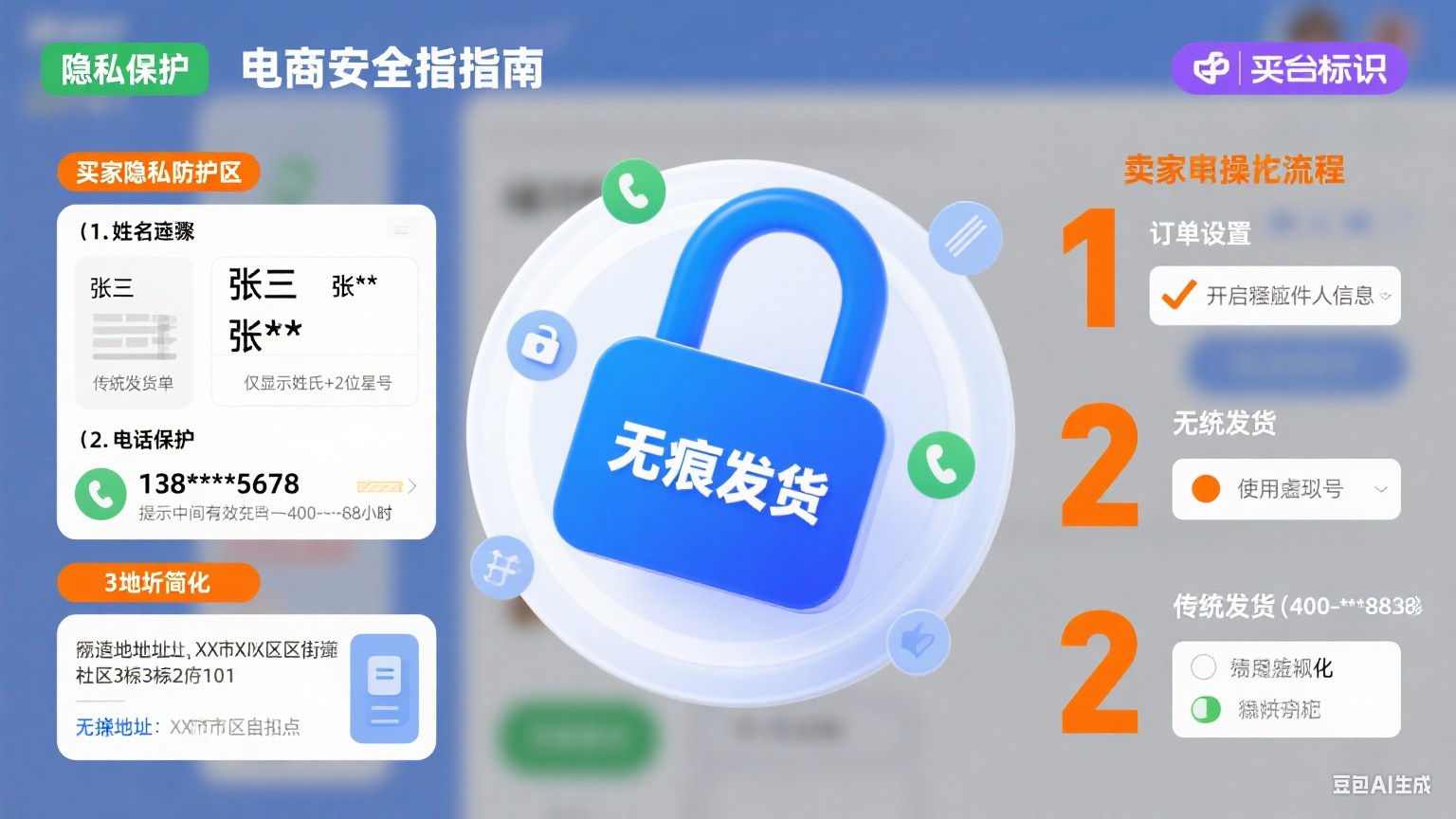 电商无痕发货怎么弄?买家隐私 + 卖家实操全指南