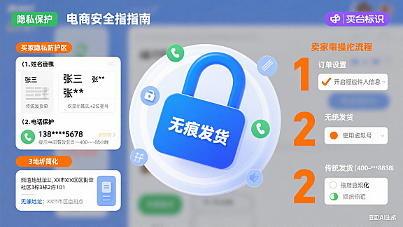 电商无痕发货怎么弄？买家隐私 + 卖家实操全指南