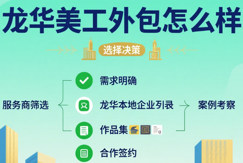 龙华美工外包怎么样?3 大核心优势 + 4 类适配场景 + 避坑指南