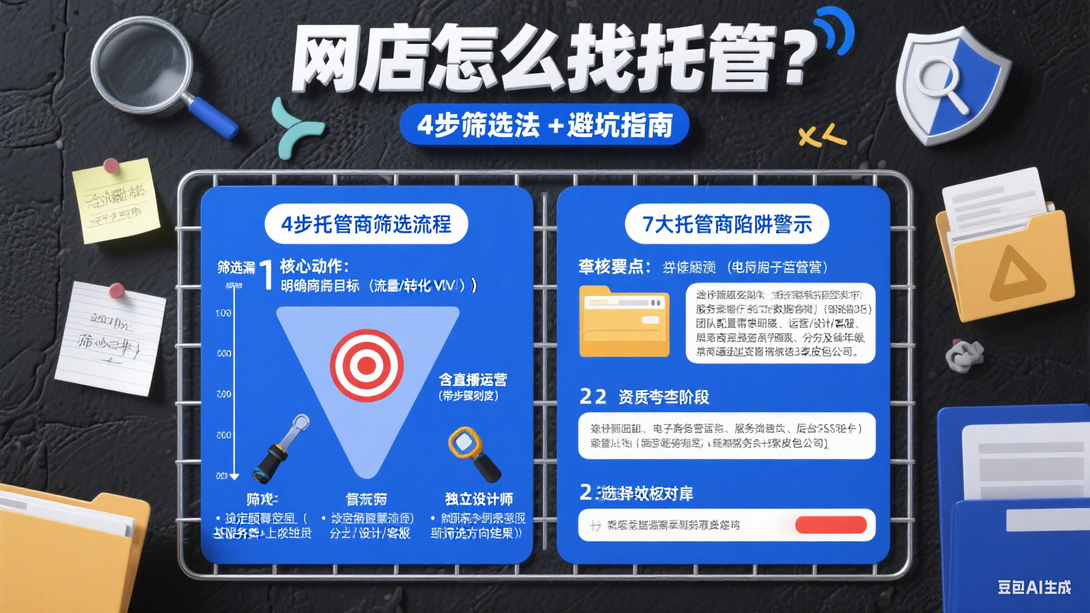 网店怎么找托管?4 步筛选法 + 避坑指南