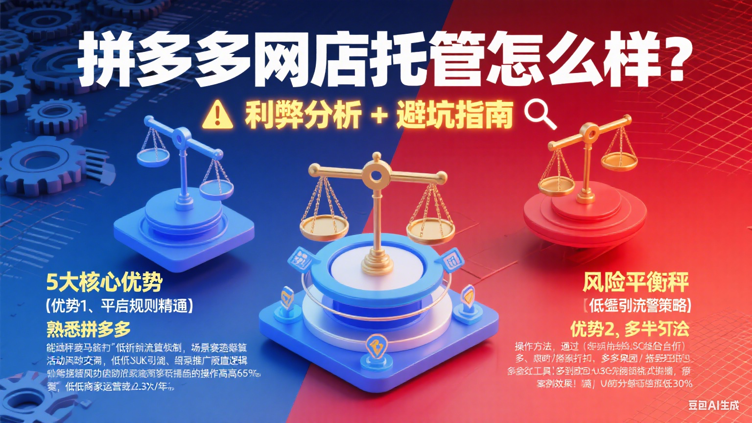 拼多多网店托管怎么样?利弊分析 + 避坑指南