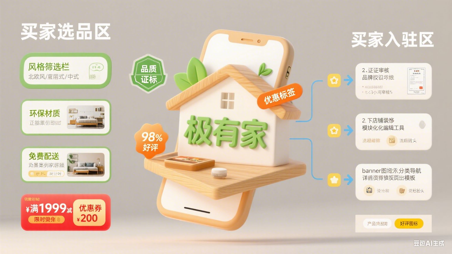 极有家官网怎么玩?买家选优质家居 + 卖家入驻指南