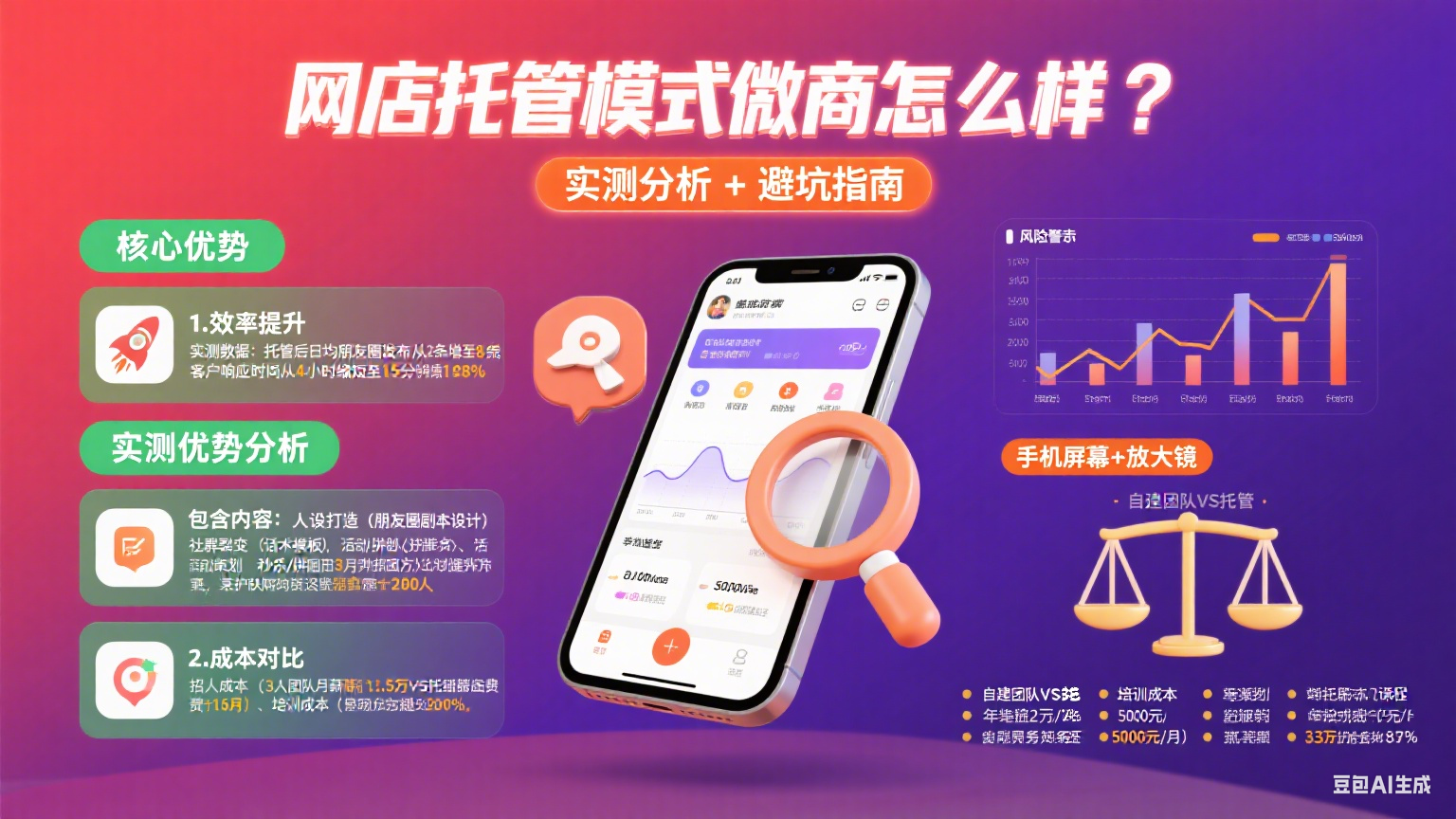 网店托管模式做微商怎么样?实测分析 + 避坑指南
