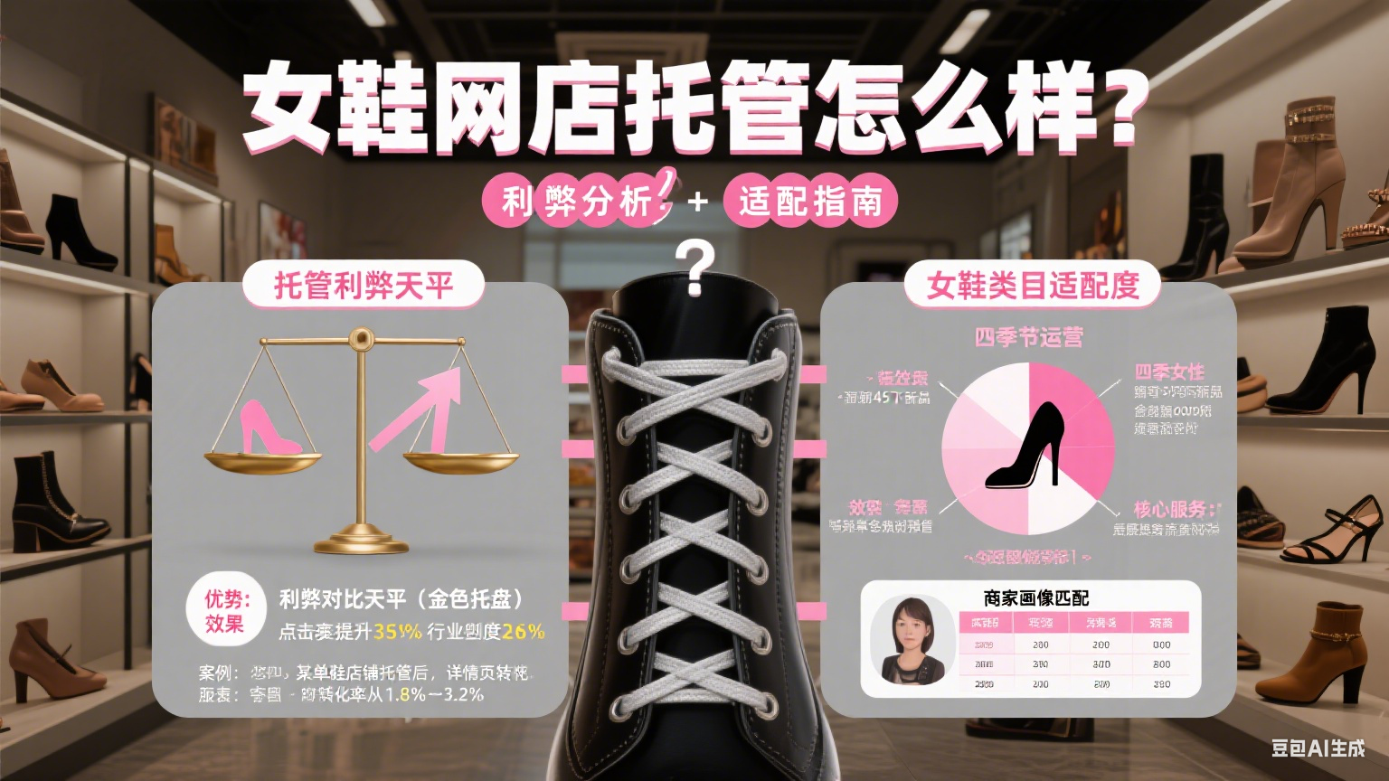 女鞋网店托管怎么样?利弊分析 + 适配指南