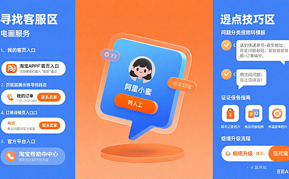 淘宝客服在哪里找？买家高效对接 + 避坑指南