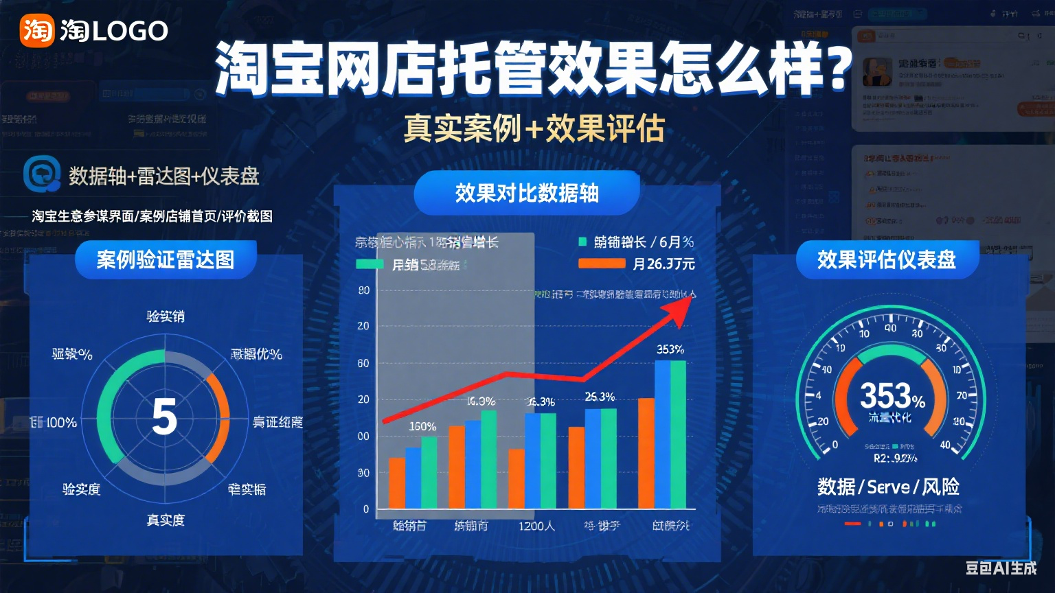 淘宝网店托管效果怎么样?真实案例 + 效果评估