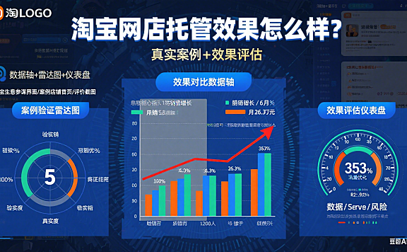 淘宝网店托管效果怎么样？真实案例 + 效果评估