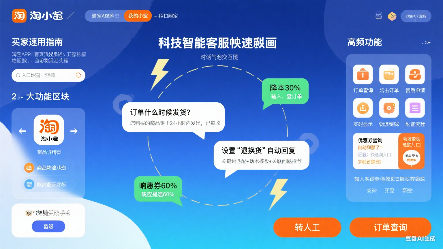 淘小蜜怎么用?买家速解问题 + 卖家降本指南