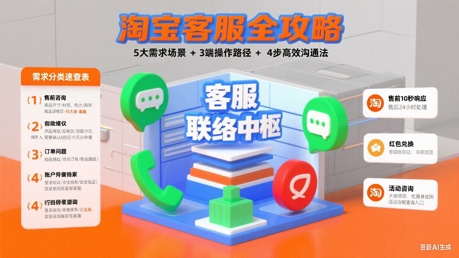 淘宝客服怎么找?分需求 + 多设备流程 + 高效沟通全攻略