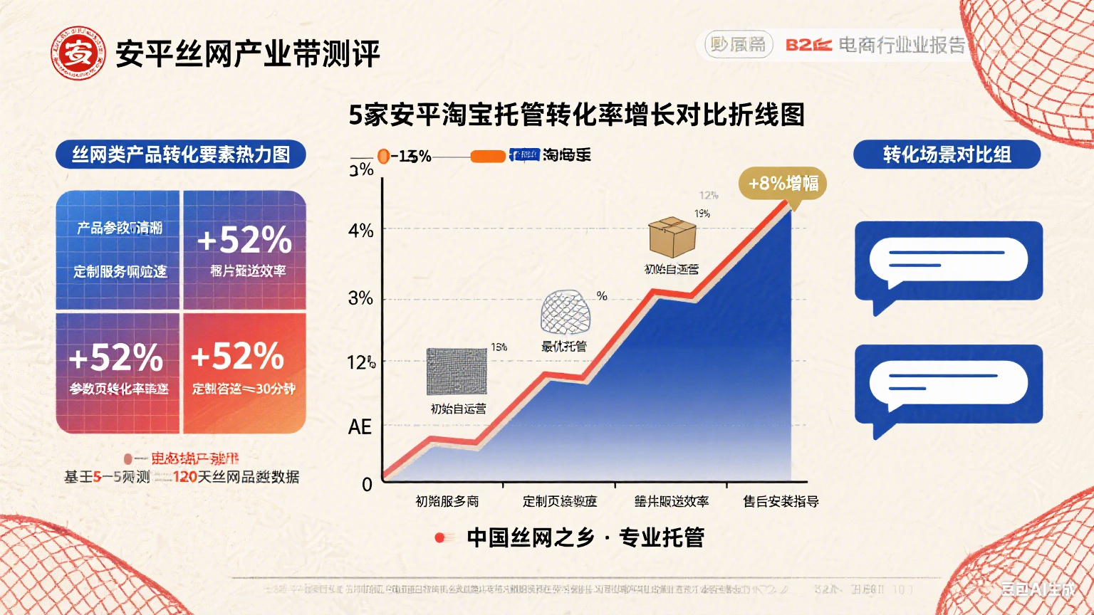试了 5 家安平淘宝托管,丝网类转化率从 4% 到 12%:指南