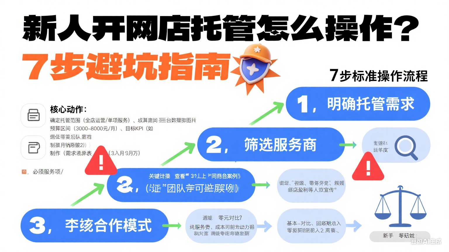 新人开网店托管怎么操作