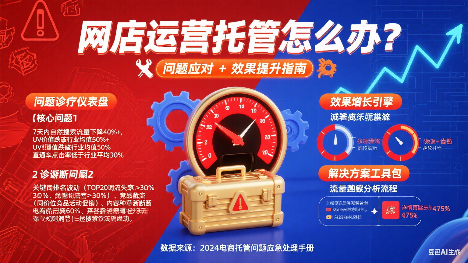 网店运营托管怎么办?问题应对 + 效果提升指南