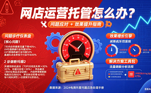 网店运营托管怎么办?问题应对 + 效果提升指南
