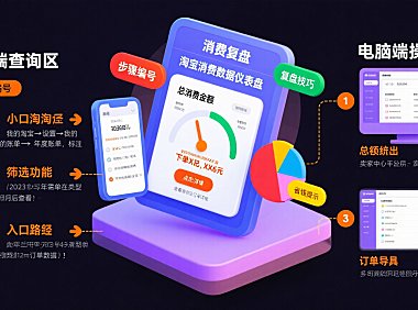 淘宝总消费怎么查？手机 / 电脑端教程 + 消费复盘技巧