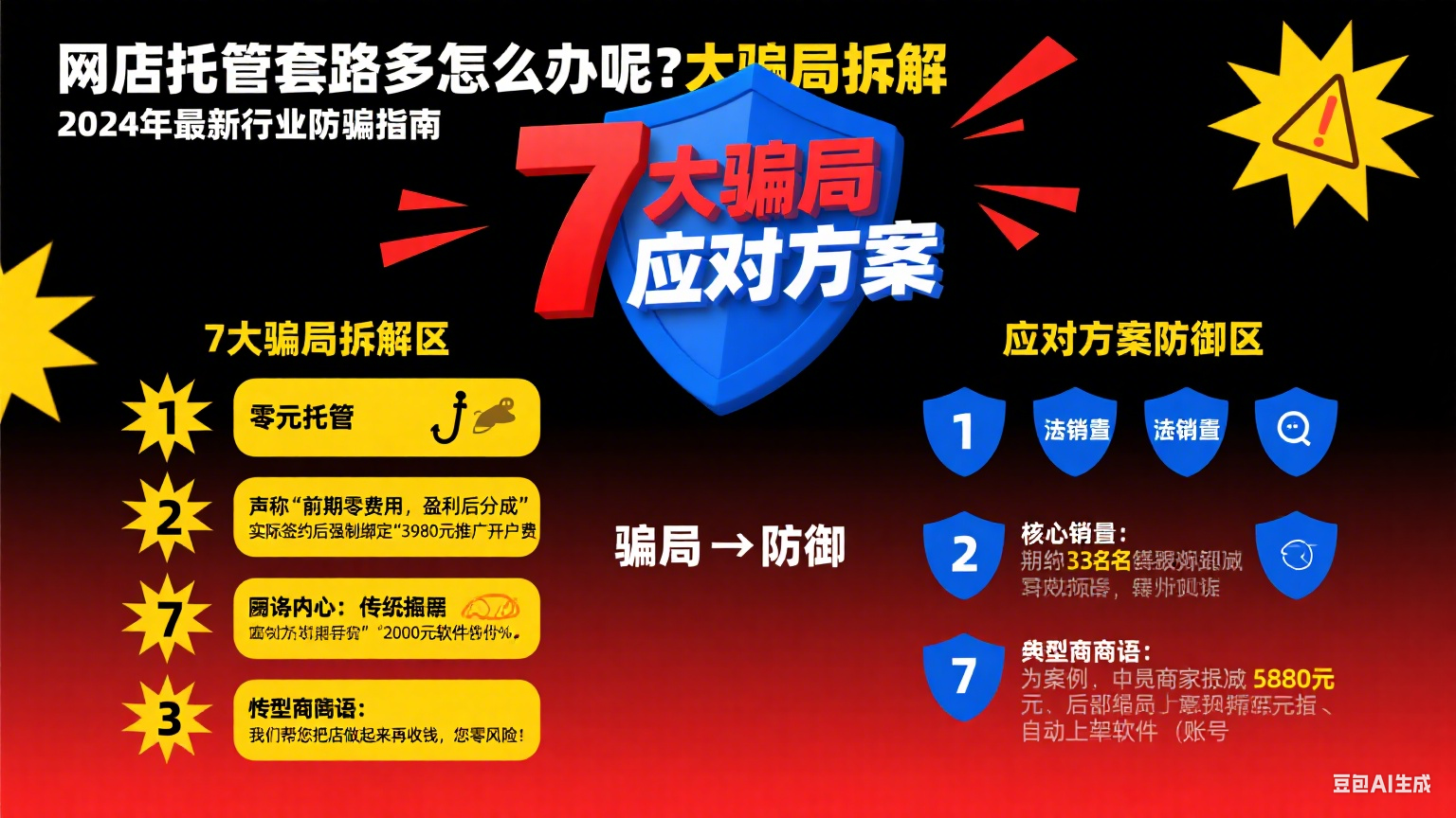 网店托管套路多怎么办呢?7 大骗局拆解 + 应对方案