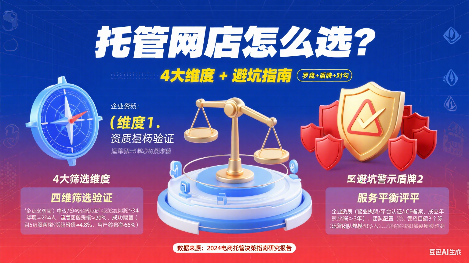 托管网店怎么选?4 大维度 + 避坑指南