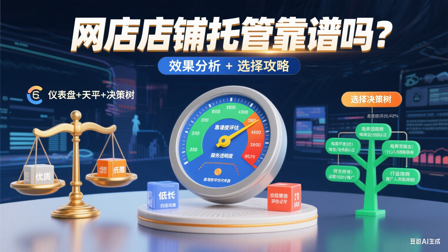 网店店铺托管靠谱吗?效果分析 + 选择攻略
